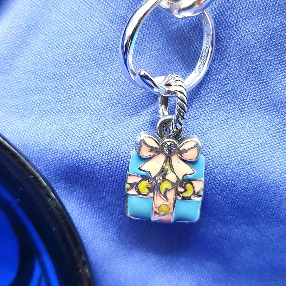 Brighton Charm Wrapped Present Charm!